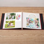 Large Photo Album Self Adhesive 4x6 5x7 6x8 8x10 Pictures Scrapbook Magnetic Album DIY Scrap Book 60 Sticky Pages Linen Cover DIY Photo Album with A Metallic Pen and DIY Accessories(Red) - Image 2