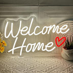 Welcome Home Neon Sign Dimmable Welcome Led Neon Signs for Wall Decor by Goneons