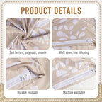 Withu Mexico Beige Arch Backdrop Cover for Baby Shower Mexican Talavera Fiesta Wedding Bridal Shower Baptism Birthday Party Arched Wall Decoration Doubleside Banner Background 3.3x6.5ft - Image 5
