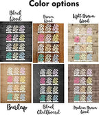 Personalized Wedding Tree Print 50-200 signatures guest book Alternative - Image 2