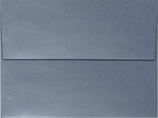 LUXPaper A7 Invitation Envelopes | Peel & Press | 5 1/4" x 7 1/4" | Anthracite Metallic | 80lb. Text | 250 Qty by LUXPaper