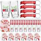 Pickmesh 25 Set Strawberry Shot Glasses Bottle Opener Keychain Baby Shower by Pickmesh