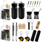 2 Sets Baby Shower Prizes for Men with Kettle Ruler Pen Cooling Towel Tool Kit Bottle Opener Cardboard Hemp Rope Plastic Bag for Baby Shower Game Winners Men Bachelor Party by Denylopro