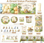 267PCS Fexivo Classic Bear 1st Birthday Decorations Set for 25 Guests - Image 3