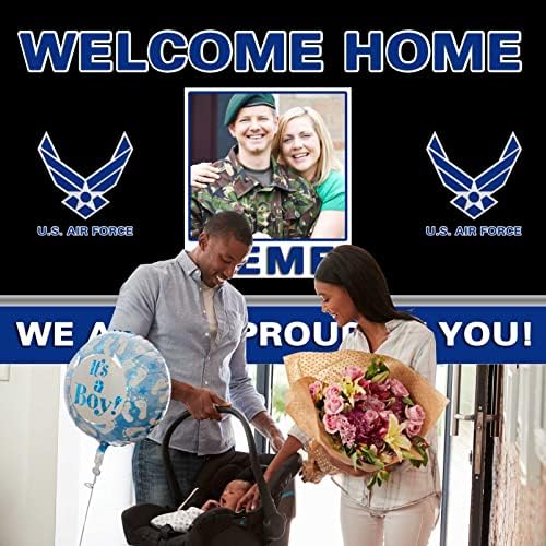Custom Welcome Home U.S. Air Force/United States USAF Banner,Sign(6x9ft) - Image 5