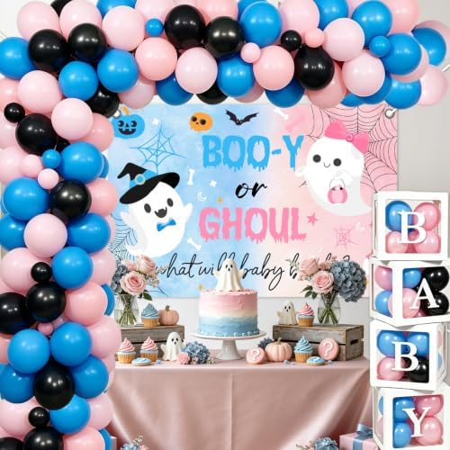 Halloween Gender Reveal Decorations Booy or Ghoul Party Kit - Image 3