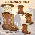 Cowboy Boots Paper Bags Western Theme Party Decorations Favors - Image 2