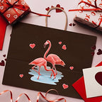 Eupako 16x6x12 Black Paper Bags 50 Pack, Kraft Gift Bags with Handles - Image 6