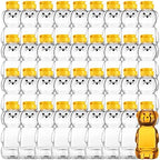Thenshop 36 Pcs Honey Bear Bottles Plastic Empty Squeeze Jars,350 Ml/ 12 Oz by Thenshop