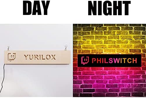 Customizable Twitch Username Neon Sign, Gamer Tag Neon Sign, Glow Neon Sign Colorful, Upgrade Your Streaming Setup with Gamer Tag Neon Sign - Image 2