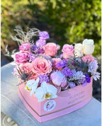 UNIKPACKAGING Set of 3, Heart Shaped Flower/Gift Boxes (Pink) - Image 4