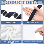 DIY Denim Arch Backdrop Kit, 12 Roll Frayed Blue Jean Ribbon - Image 5