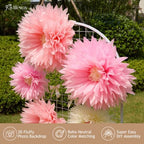 Large Tissue Paper Flower for Baby Shower Party Wall Decor(Pink) - Image 7