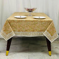 Ridhi Block Print Romantic Reverie Rectangle Cotton Tablecloth 190" x 72" Reusable Table Cover Decorative Everyday Use for Dining, Farmhouse, Home Gift for Spring, Easter, Valentine by Ridhi