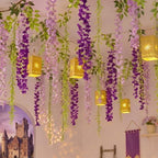 Yinder 33 Pcs Purple Princess Party Decor Princess Sun Ceiling Decor - Image 6