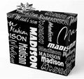AOFUN Wrapping Paper For Boys First Birthday Wrapping Paper Boy Happy Anniversary Wrapping Paper Designer Wrapping Paper Custom Name Gift 5 Rolls 58" x 23" by Unknown