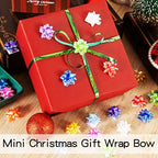 230 Pcs Iridescent Bright Bows for Gift Wrapping, 1 in Mini Gift Wrap Bows for Christmas Decorations, Hanukkah, Birthdays, Weddings, Bridal Showers, Baby Showers Occasion (Rainbow Color) - Image 3