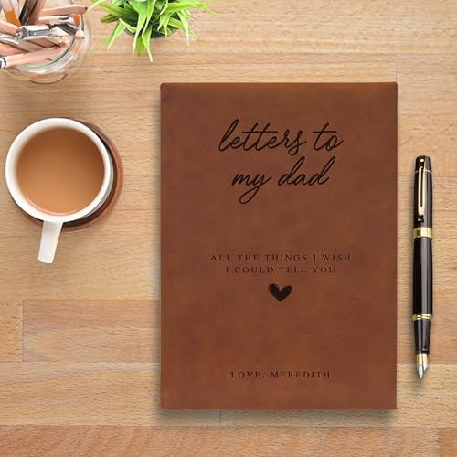 Personalized Grief Journal - 1PC Thoughtful Leatherette Memorial Gift - Sympathy Gifts for Loss of Husband, and Loved Ones - Elegant Keepsake Book for Cherished Memories - Compact Memory Journal - Image 7