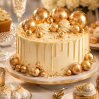 324 Pcs Balls Cake Toppers, Gold Cake Balls Decorations - Image 5