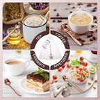 Roshtia 50 Sets Rose Flower Tea Spoons for for Women Tea Party, Rose Gold - Image 5