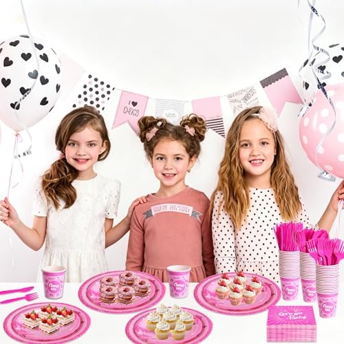 400 Pcs Disposable Let's Go Party Tableware Set for 50 Guests - Image 3