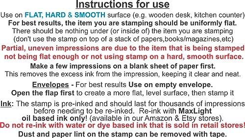 Custom Self Inking Return Address Stamp for Couples - Image 7