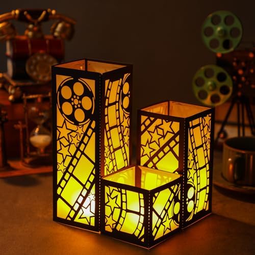 Rossesay 12 Pcs Movie Lantern Centerpiece for Movie Night Party Supplies - Image 3