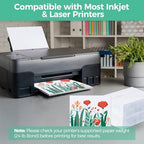 Ohuhu A2 Printable White Self-Seal Envelopes 500-Pack - Image 4