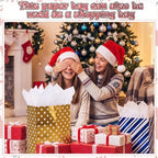Humyoun 24 Pack Christmas Paper Gift Bags Bulk Assorted Sizes, Colorful - Image 7