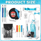 Leinuosen 6 Sets Baby Shower Game Prizes for Men with Cleaning Cloth Bottle Opener Screwdriver Tape Measuring Keychain Multi Tool Pen Gift Bag Baby Shower Prizes for Winner Birthday Bachelor Party - Image 2