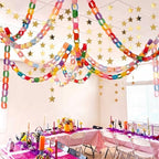 TaoBary Rainbow Party Decorations 1200 Sheet Paper Chain, Vibrant, Same Size - Image 4
