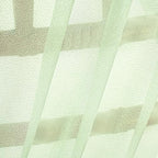 QueenDream Sage Green Wedding Chair Sashes: 50PCS Tulle Church Chairs Cover Sheer Chair Bows Aisle Drapes Party Decorations Champagne - Image 4