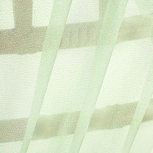 QueenDream Sage Green Wedding Chair Sashes: 50PCS Tulle Church Chairs Cover Sheer Chair Bows Aisle Drapes Party Decorations Champagne - Image 4
