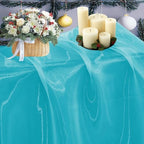 25 Yard Organza Fabric 44" Wide for Wedding Event Décor - Light Teal by MDS