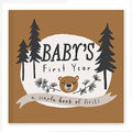 Lucy Darling Little Camper Baby Memory Book – First Year Journal, 5-Year Milestone Scrapbook & Photo Album – Rustic, Woodland Adventure Keepsake for Baby Boy or Girl – Ideal Gift by LucyDarling
