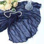 12 Pack 35 x 120 Inch Navy Blue Table Runner Cheesecloth 10Ft - Image 7