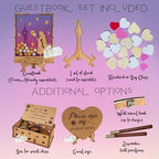 Quinceanera Guest Book Alternative Princess Drop Top Frame Lantern Tokens - Image 6