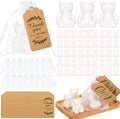 Geosar 50 Pack Wedding Gifts Bear Baby Shower Favors Bulk Bear Soap Gift Thank You Cards and Packaging Bags Birthday Party Favors for Guests Adults by Geosar
