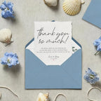 50Pcs 5x7 Inch Invitation Envelopes Set,150GSM Dusty Blue V-Flap Greeting Card Envelopes, Gift Card Sleeves for Mailing Wedding Baby Shower Birthday (Pack of 2) - Image 5