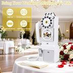 Video Audio Guest Book Wedding Phone, 1080P HD Video Guestbook Phone, Retro-Style Video Guest Book with Long Battery Life for Wedding, Birthday Party, Graduations, Baby Shower (Classic White) - Image 2