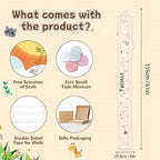 Personalized Growth Chart for Wall, Height Growth for Kids, Wooden Name Ruler for Nursery and Playroom, Baby Shower Gift (Castle) - Image 2
