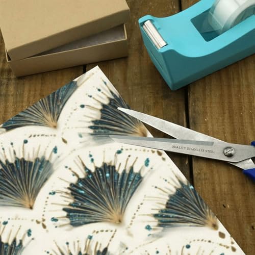 pnyoin Merry Christmas Wrapping Paper Roll,Oriental Fan Print Gift Wrap Perfect for Xmas,Birthday,Weddings, Brides, Holidays, Baby Showers，58 x 23 inches,4 Roll - Image 5