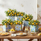 Amyhill 6 Pcs Summer Capri Lemon Table Centerpiece Tile Box - Image 6