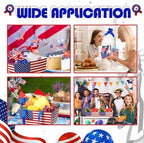 Funnymoom 24 Pcs 4th of July Gift Basket Empty, Patriotic American Flag - Image 6
