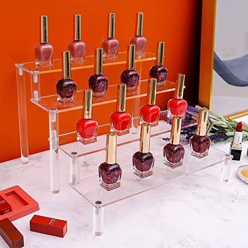YestBuy Display Shelf Cake Stand – 4 Tier Shelf Cake Pop Stand – Multifunctional and Durable Acrylic Stand – Mounting Hardware Included – Ideal for Desserts, Cosmetics, Glassware, Figurines - Image 6