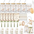 Reallnaive 6 Set Coffee Themed Baby Shower Game Prizes for Player Winners Tumblers with Lids Straws Roller for Face Pens Spiral Notebooks Gift Bags for a Baby Is Brewing Shower Guests Game Favors by Reallnaive