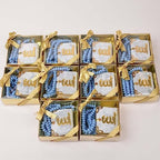 BABY SHOWER CHOCOLATE Set of 10 Islam Quran Tasbeeh Islamic Set | Holy Quran Prayer Beads Gift Box Favor (Blue) - Image 2