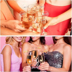300pcs Acrylic Circle Drink Tags for Glass Rim, Blank Round Party Drink Markers Wedding Decoration - Image 6