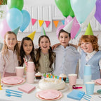 Nitial 462 Pcs Gender Reveal Party Supply Boy or Girl Pink and Blue Plates - Image 5