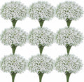 50 Pcs Baby Breath Artificial Flowers, Fake Babys Breath Gypsophila Flowers Bulk, Realistic Artificial Flowers Bouquet Flores Artificiales para Decoracion for Wedding Party Home Decoration by Cherica